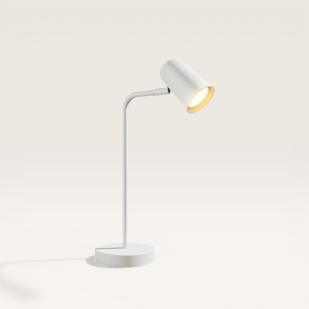 Riga LED Tafellamp - 4W 345lm - 2700K - ingebouwde dimmer - Wit - IP20