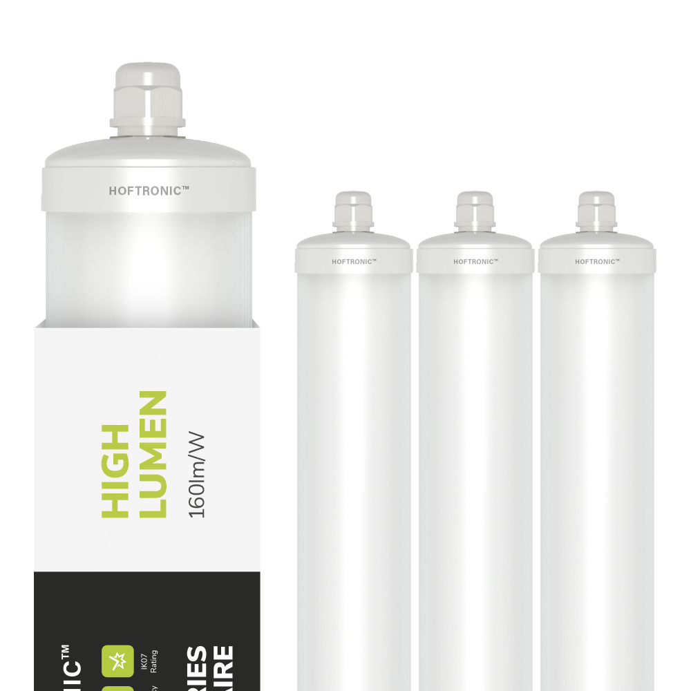 4x Lampe Fluorescente LED 120cm - 24W 3840lm (160lm/W) - IP65 - 4000K - Linkable