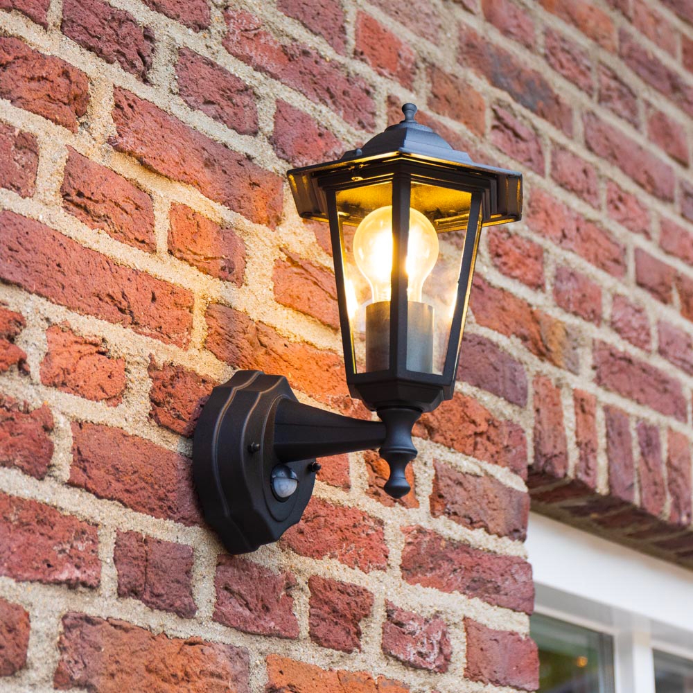 Huron PIR_motion_sensor E27 Max. 60W IP44 Black