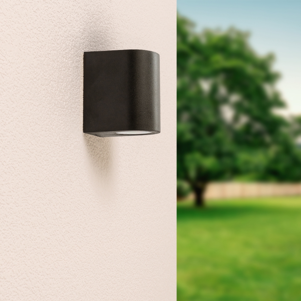 Applique murale LED dimmable Alvin - GU10 - IP44  - Polycarbonate