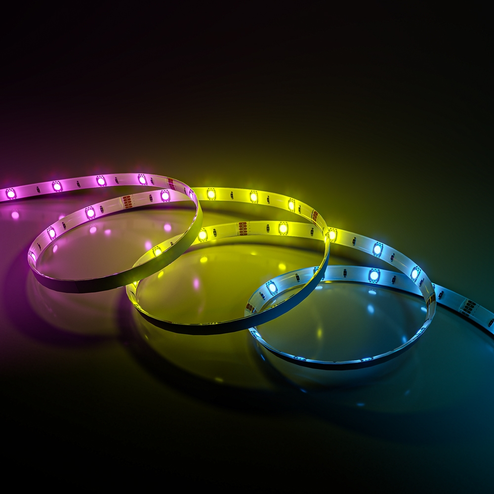 Liora Smart LED Strip 5 m - Wifi - RBGIC - Mit Fernbedienung - IP44 - SMD 5050 - 24 LEDs/m