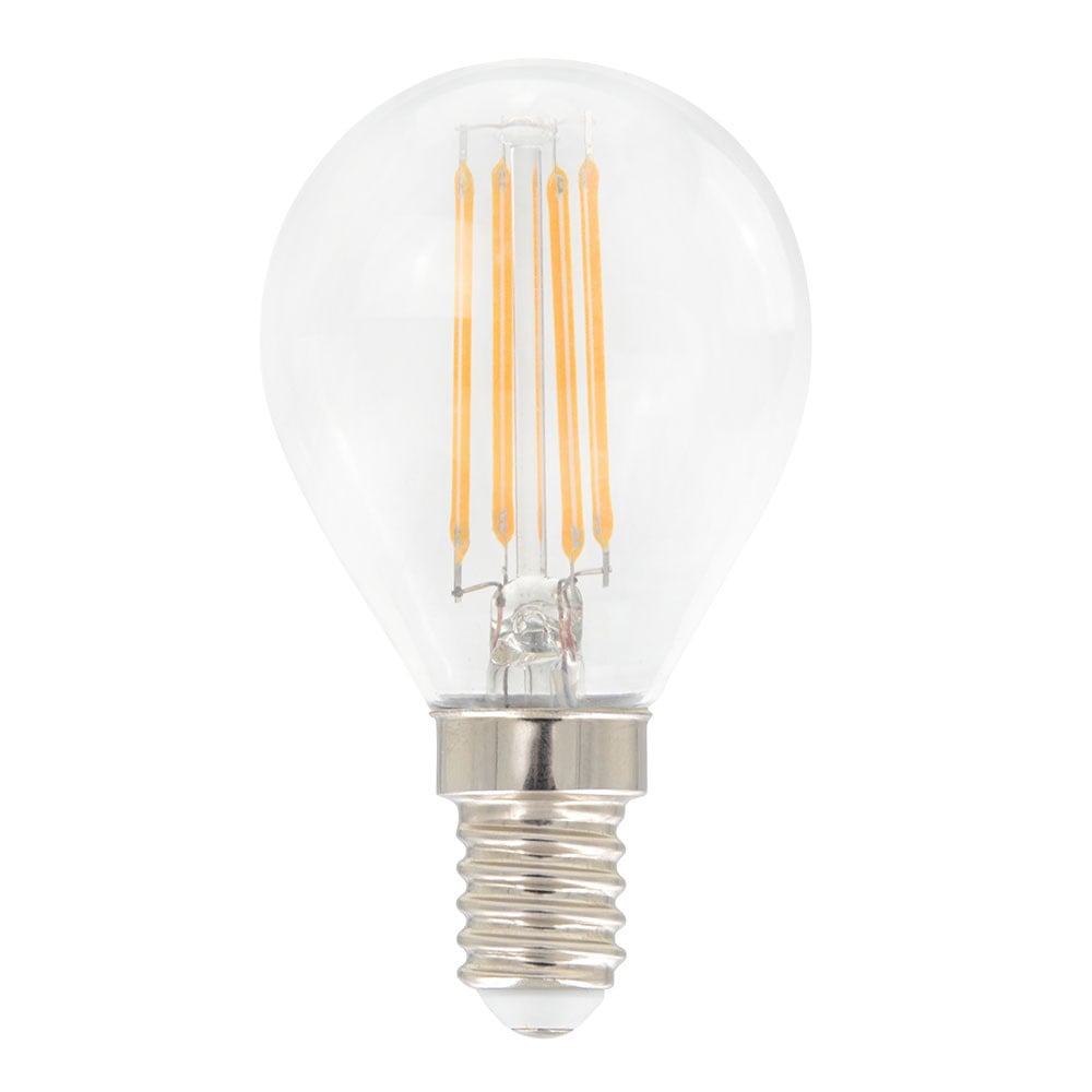 LED Filament lamp E14 - 4,5W 470lm - G45 vorm - 2700K - Dimbaar