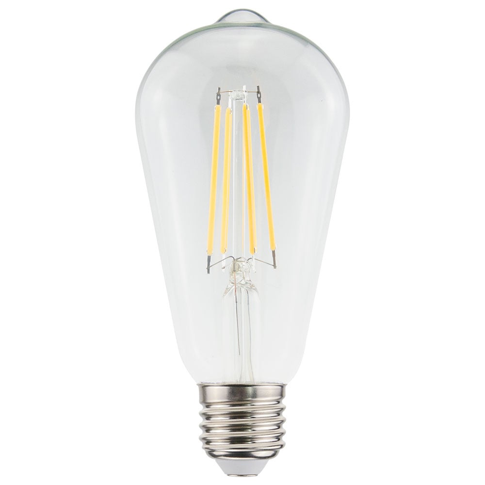Filament LED Bulb ST64 E27 3.8W 220-240V 806LM CLASS A 2700K Clear Glass