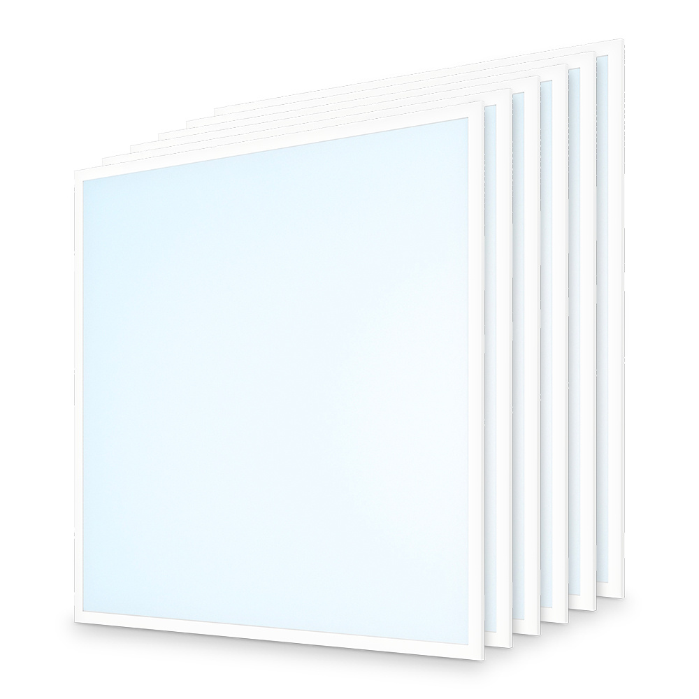 6x LED Paneel - 62x62 cm - 18/25W - 4500lm - 180lm/w - 6500K - UGR22 - Flikkervrij