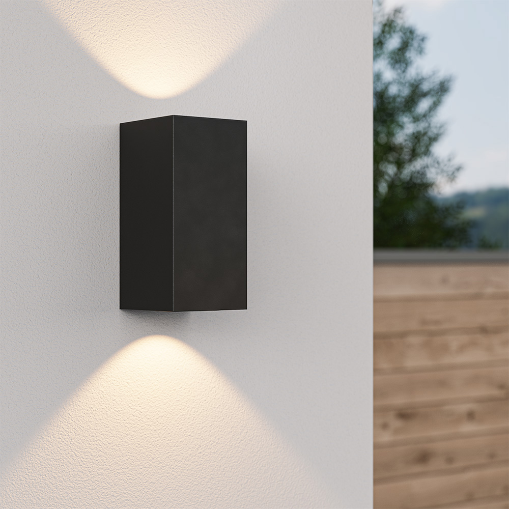 Selma LED Wall Lamp - Dimmable - IP65 - Excl. GU10 - Indoor & Outdoor - Up & Down Light