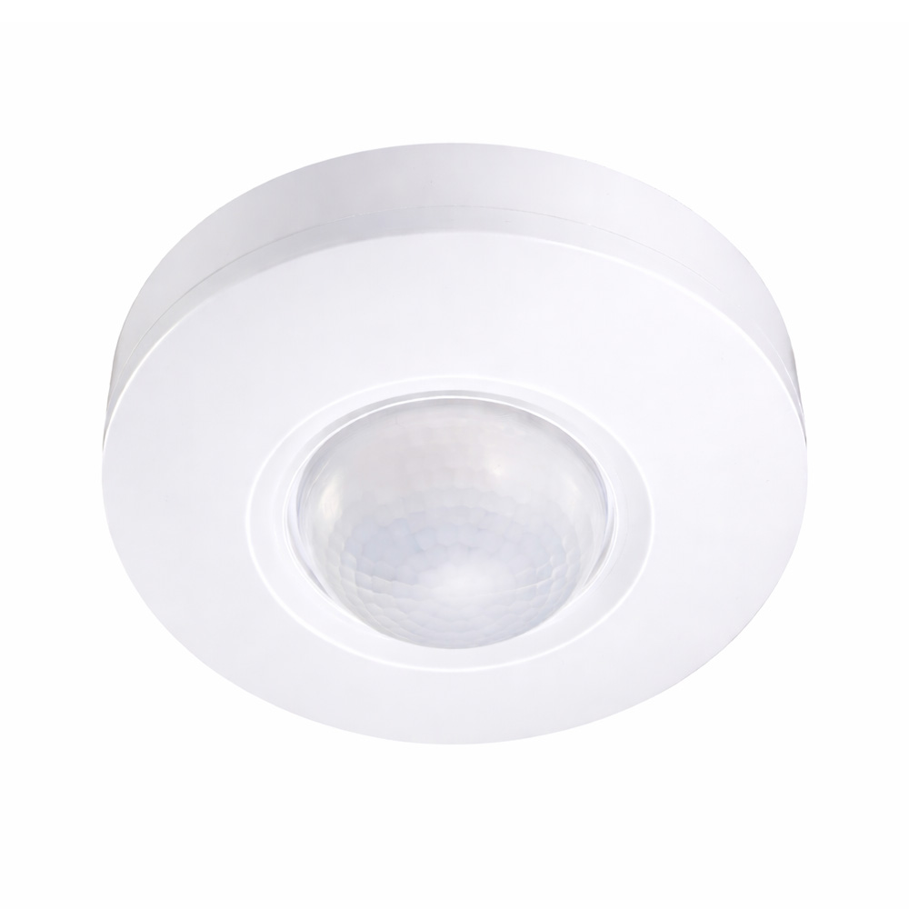 Détecteur de mouvement PIR avec interrupteur crépusculaire - Portée de 22 m