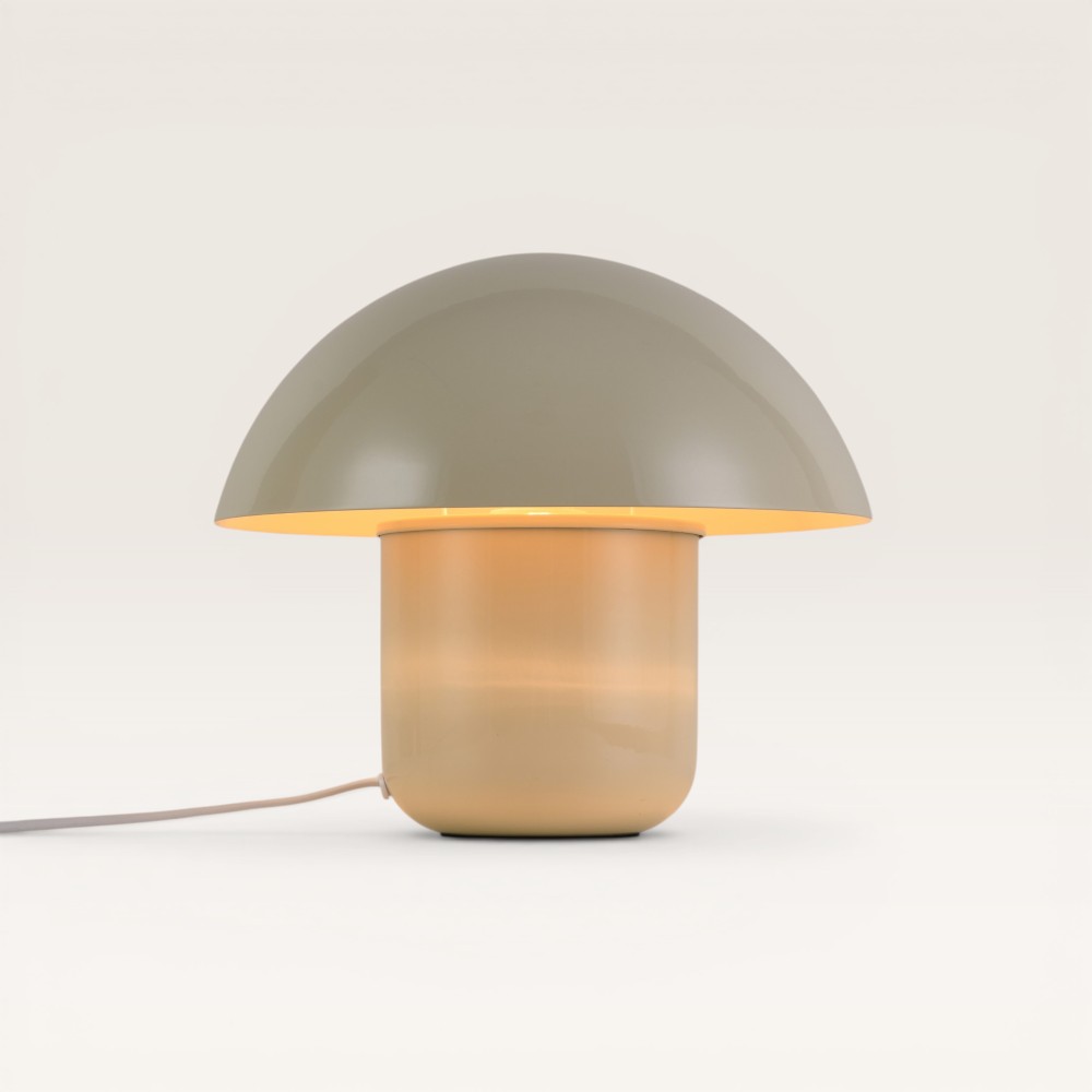 Tischleuchte Javera bianco - E14 - Weiß - Pilzform - IP20