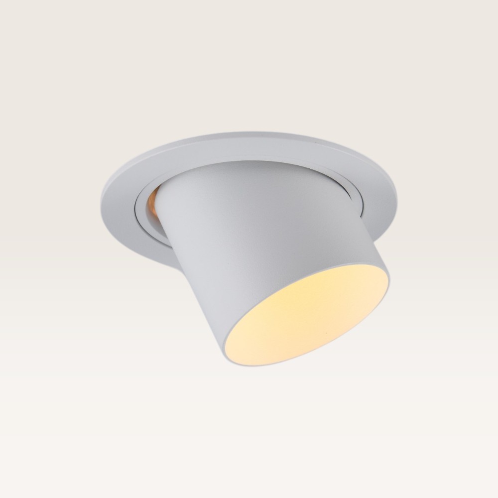 Spot encastrable Gavira bianco l - Diamètre 92 mm - GU10 - IP20 - Blanc