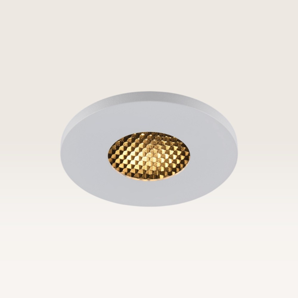 Spot encastrable Ulvion bianco nova - Diamètre de perçage 60 mm - IP54 - Blanc