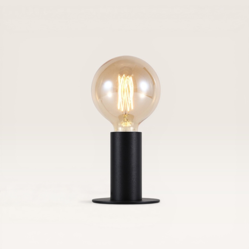 Tischleuchte Albedo nero – E27 – 15 W – Minimalistisches Design – IP20