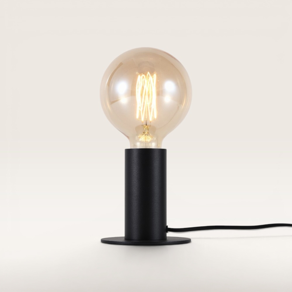 Tischleuchte Albedo nero – E27 – 15 W – Minimalistisches Design – IP20