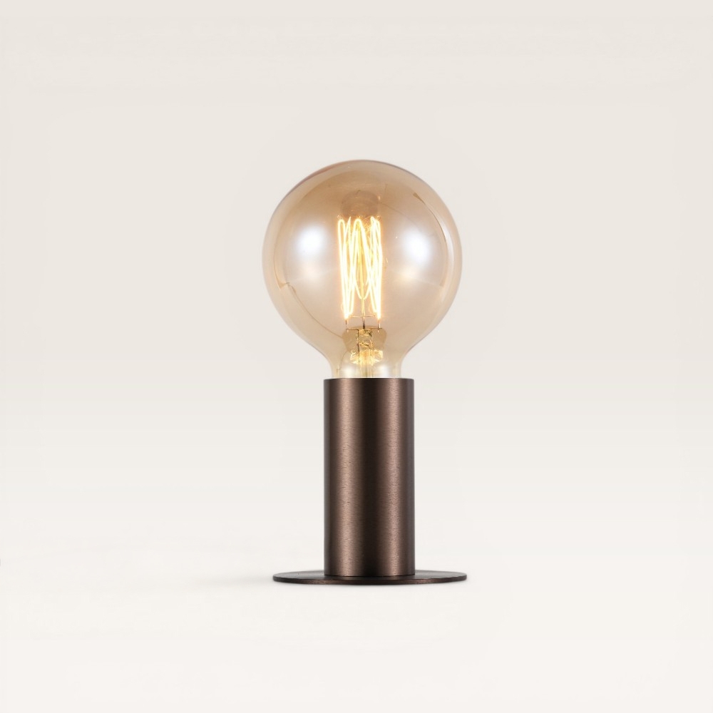 Tischleuchte Albedo bronzo scuro – E27 – Minimalistisches Design – IP20