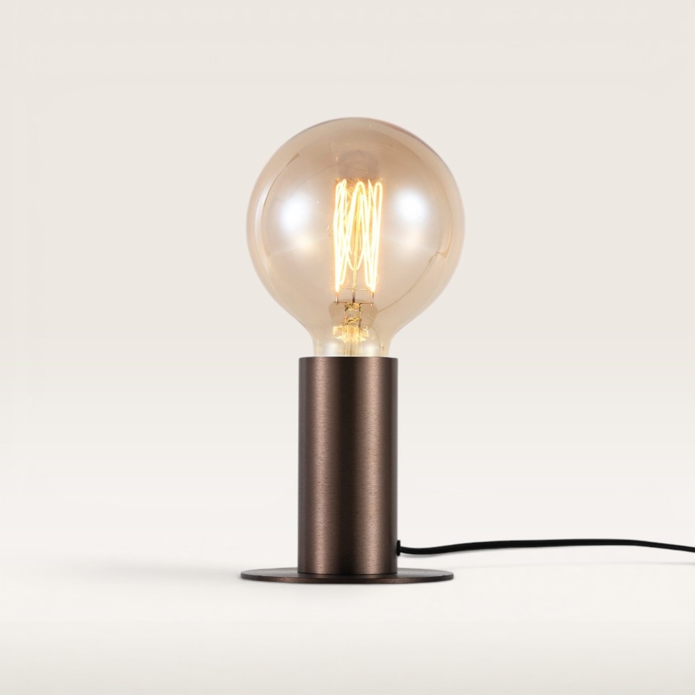 Tischleuchte Albedo bronzo scuro – E27 – Minimalistisches Design – IP20