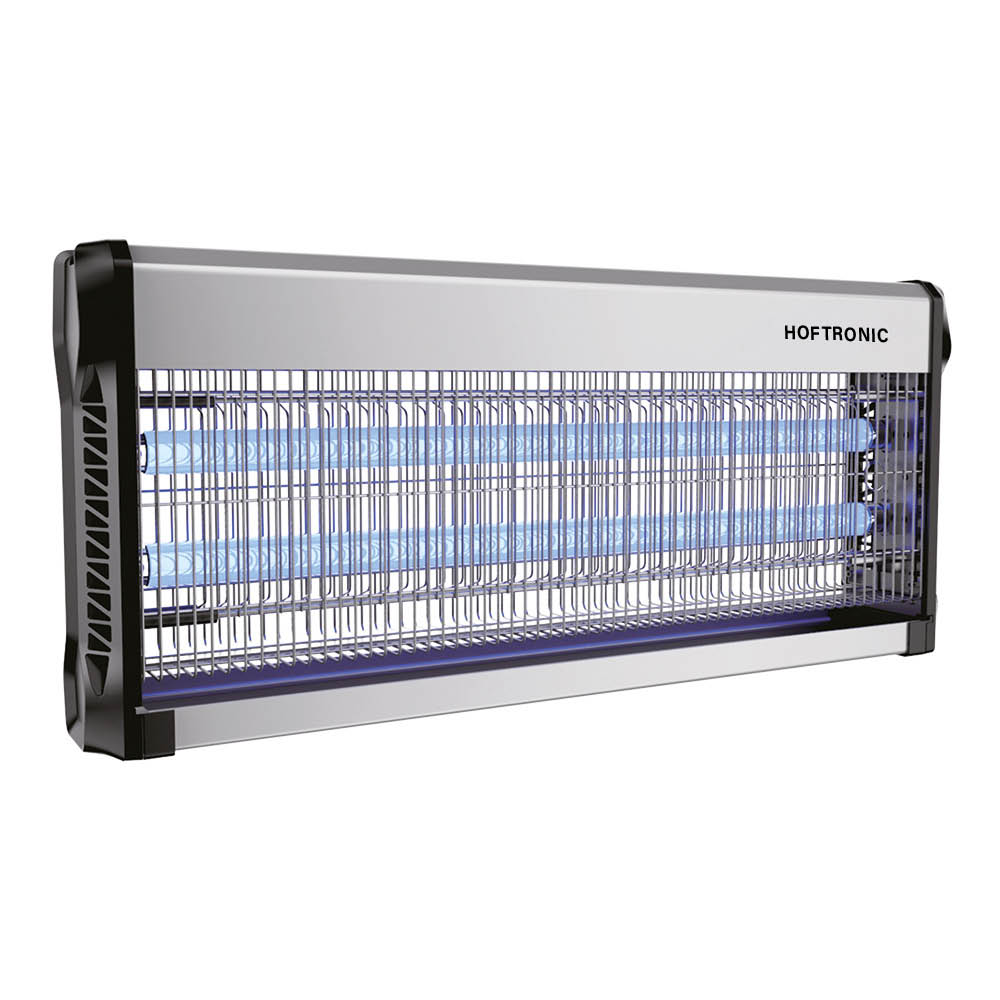 LED-Mückenlampe – 16W – 3500 V – 150 m² – IP20 – Schwarz/Silber