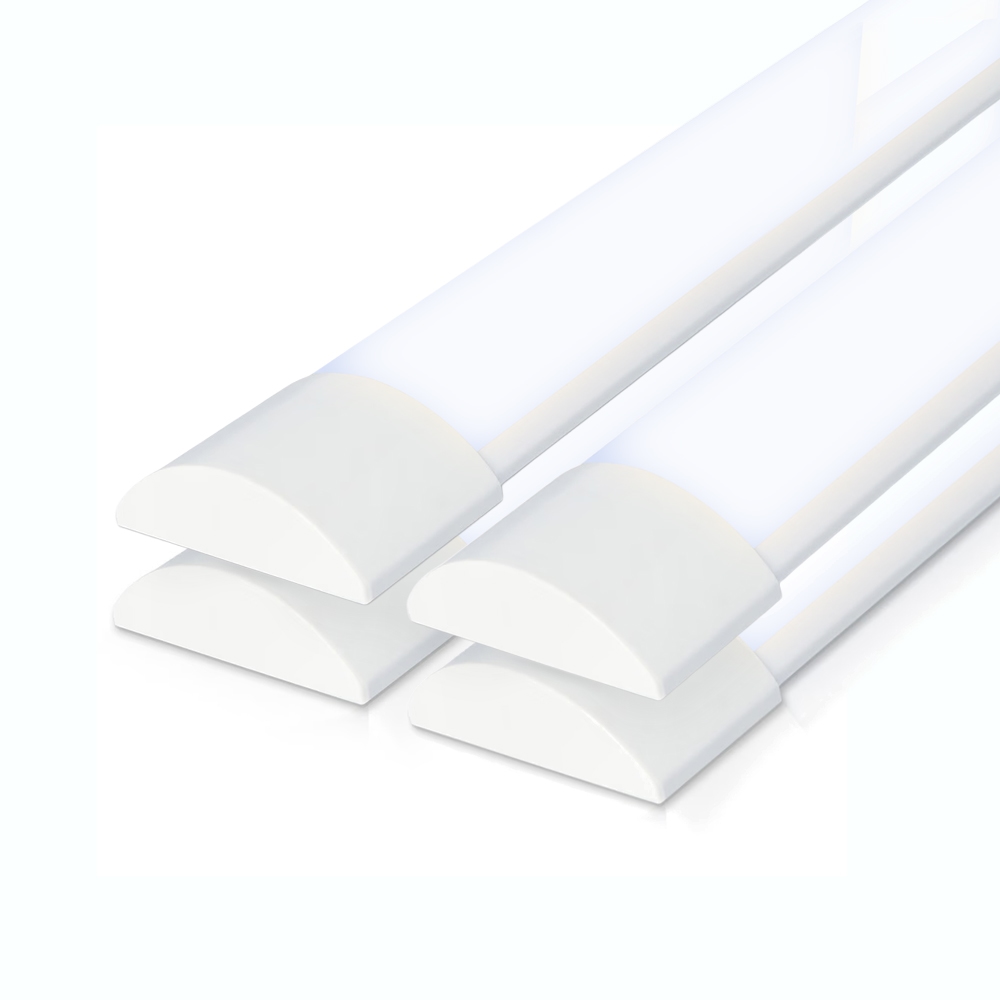 4er Set LED Batten 150cm - Ultra Flach - 50W 7000lm - 6500K- Ersetzt 400W - Samsung SMD