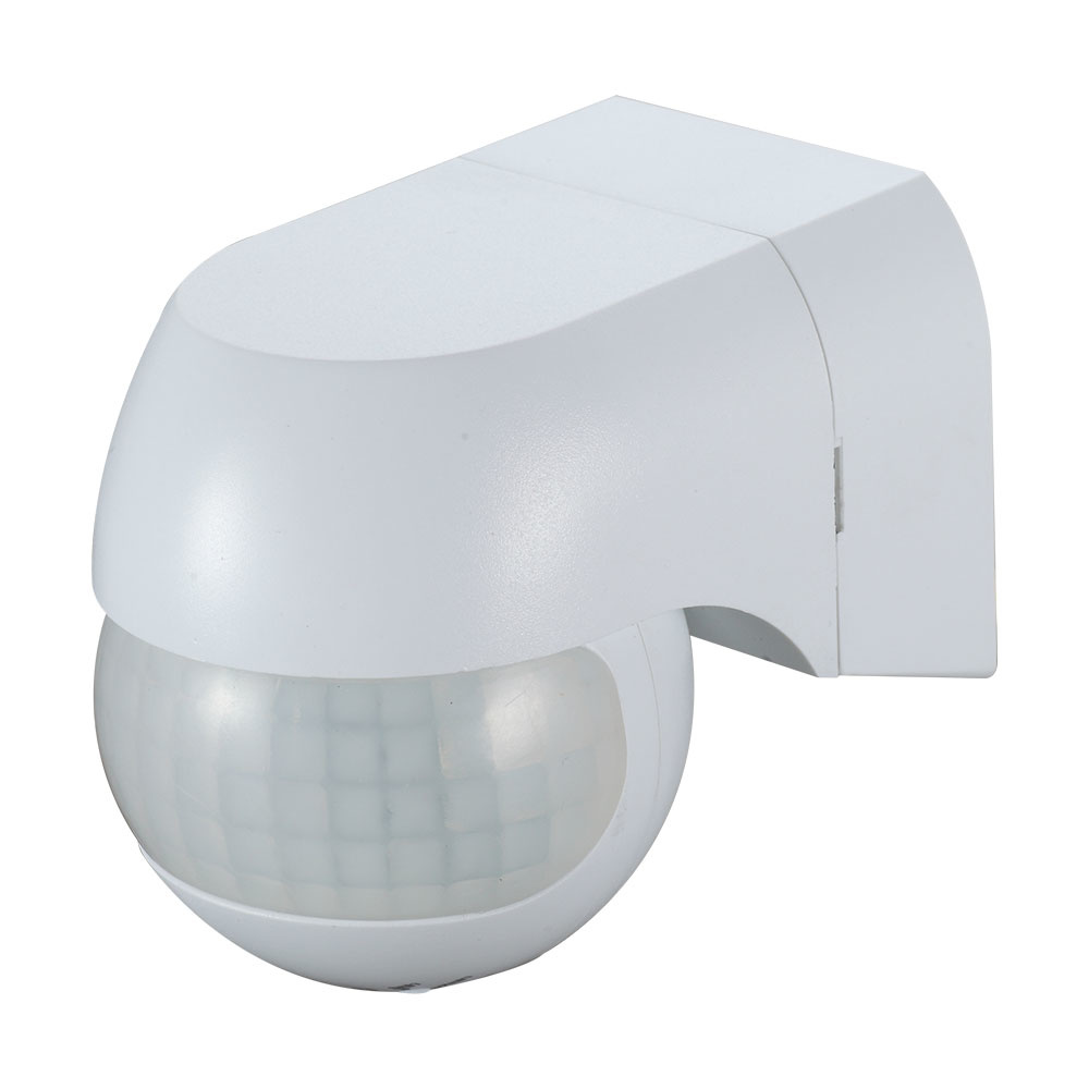 PIR bewegingssensor met schemerschakelaar - 180° - 12m bereik - Max. 400W - IP44