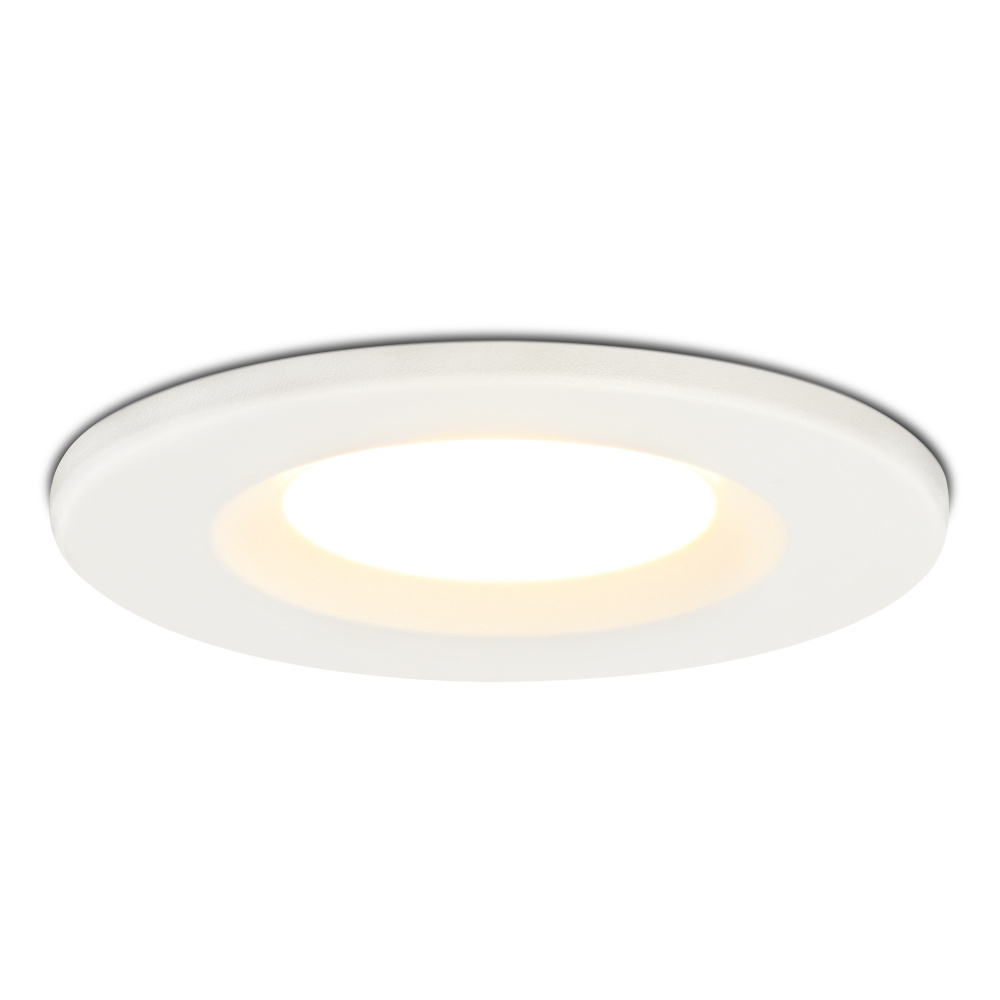 Venezia LED indbygningsspots - 6W 650lm - 2700K - IP65 - Hvid