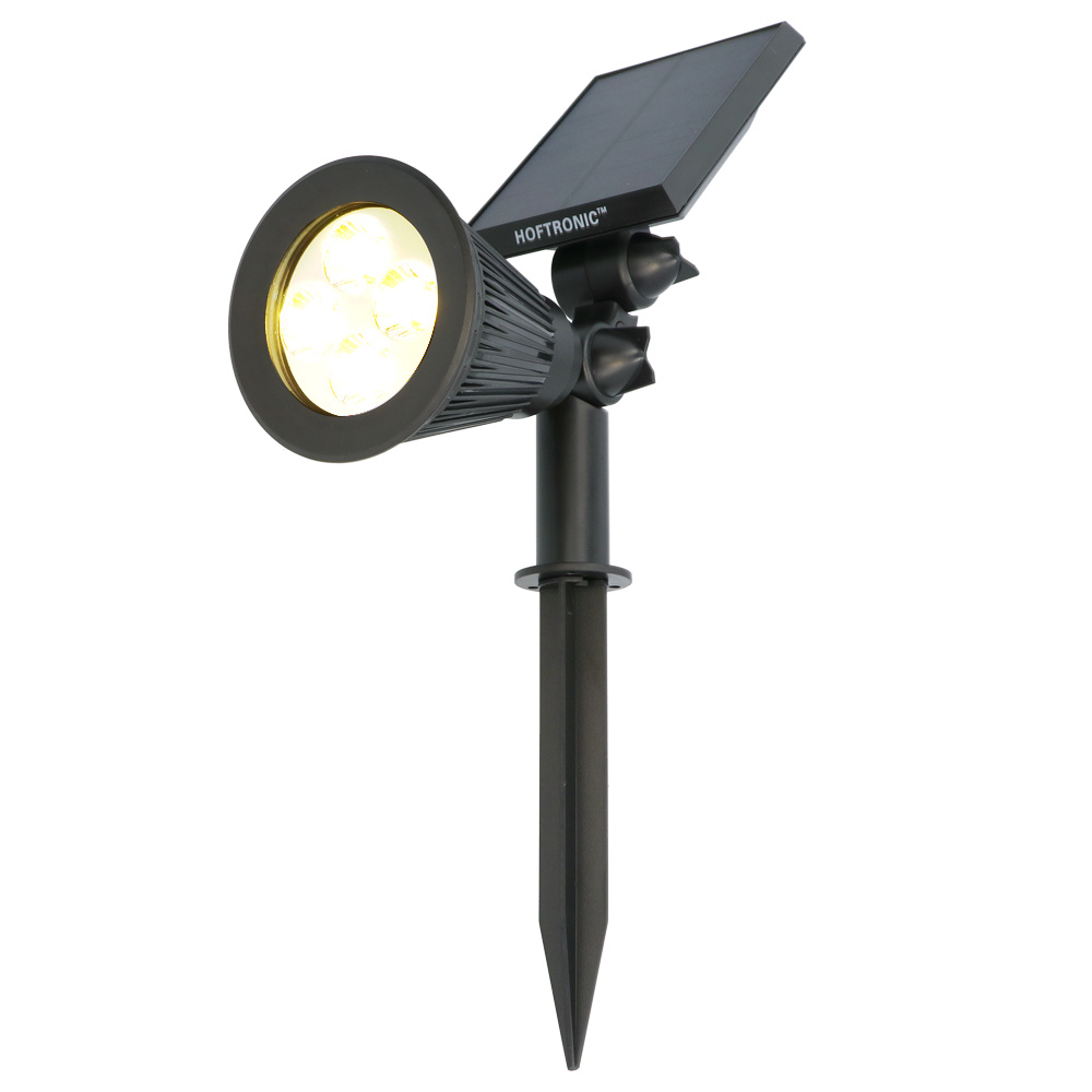 Bend LED Solar Prikspot richtbaar 3000K warm wit IP65 waterdicht Tuinspot