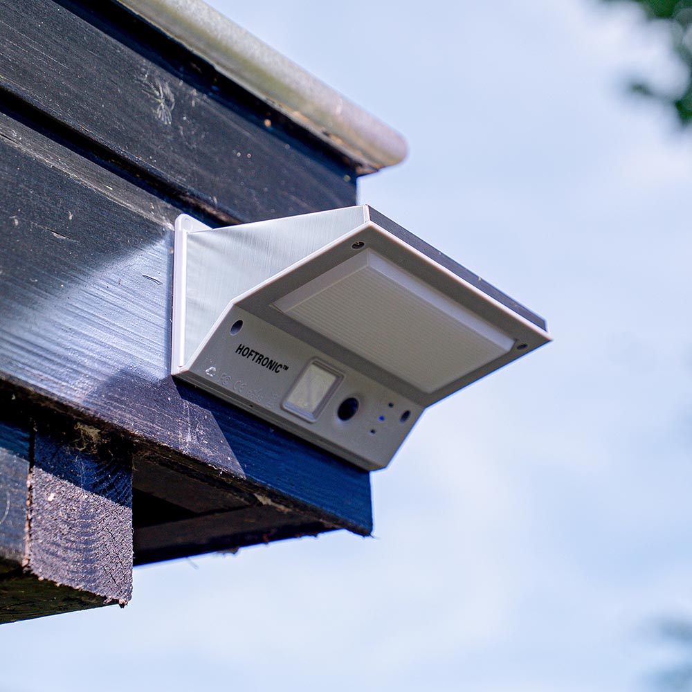 Burley - LED Solar Wandleuchte - Bewegungsmelder - 3000K - IP65 - 3 Lichtmodi