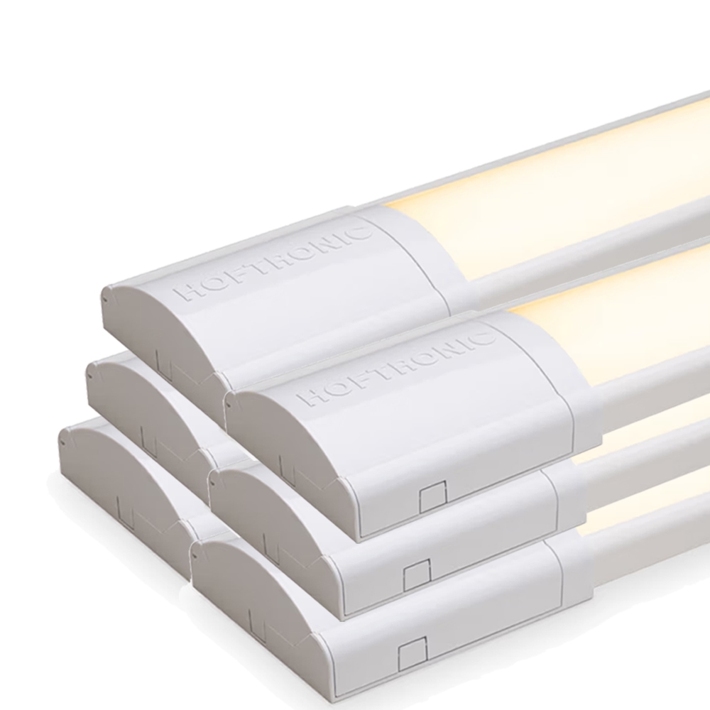 6x LED Batten 120cm - 40W 5600lm (140lm/W) - 3000K warm wit - Vervangt 318W - Samsung SMD LED chips - Flikkervrij - IP20 Stofdicht - Onderbouwverlichting