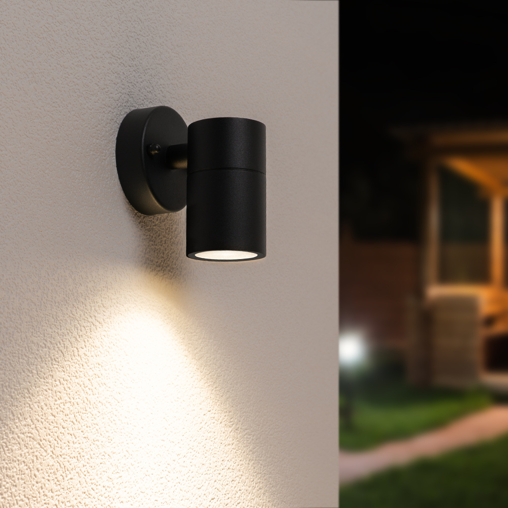 Mason LED Wandleuchte - 4W 345 Lumen - 4000K - IP44 - Schwarz