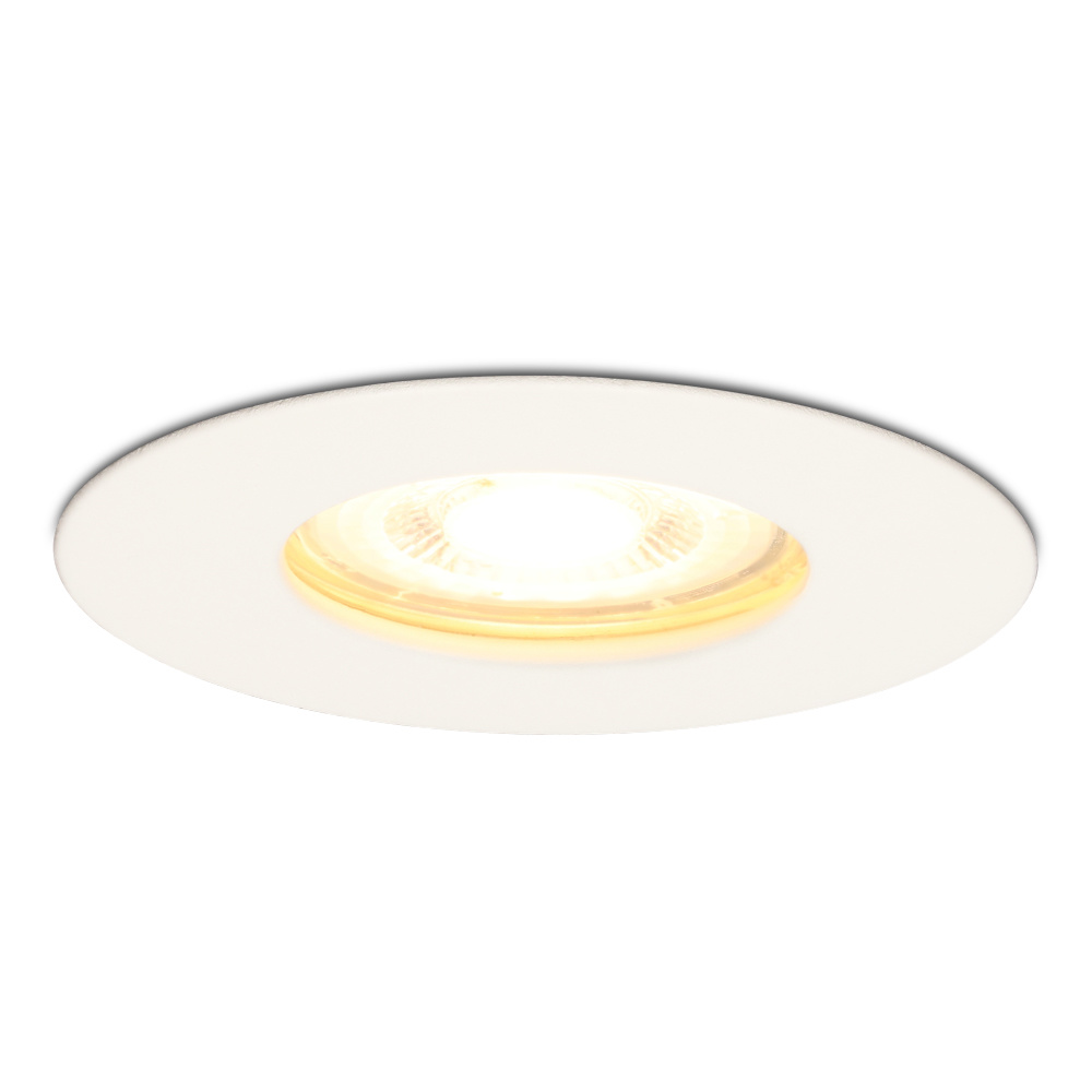 Bari LED Inbouwspot - 4W 345lm - 2700K - GU10 - Dimbaar - Rond - IP65 - Wit