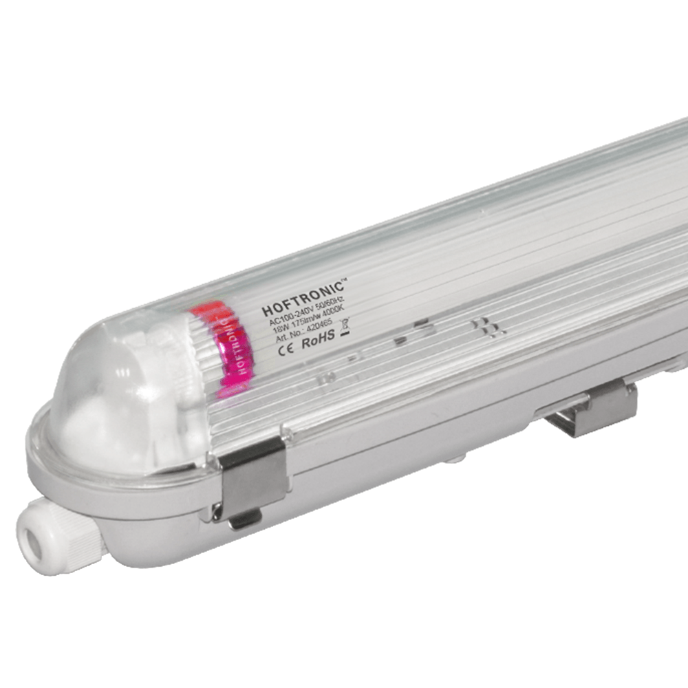 10x LED Feuchtraumleuchte 120cm - T8 (G13) - 18W 3150lm - 4000K (840) - IP65