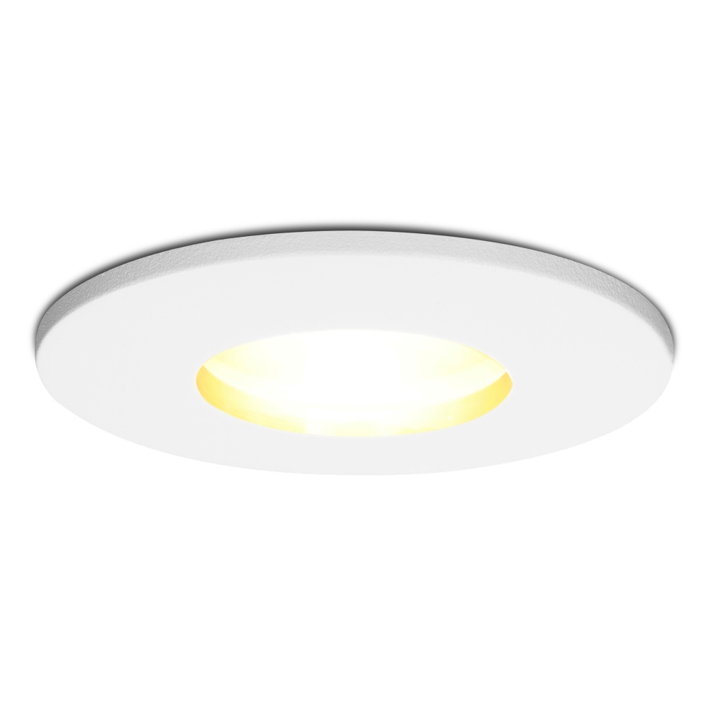 Barcelona LED Inbouwspot - Rond - Dimbaar - 4W 345 lumen - 2700K - IP44 - Wit