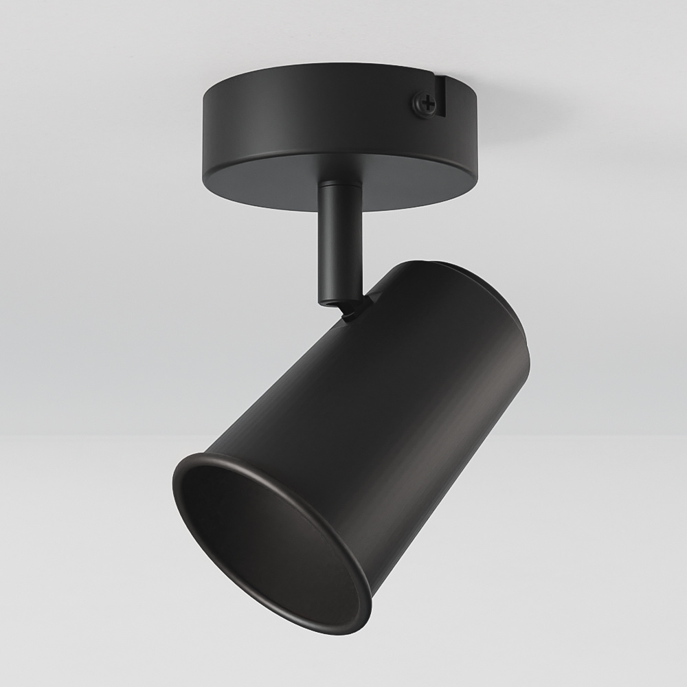 Riga LED Plafonnier - Inclinable - GU10 - Noir