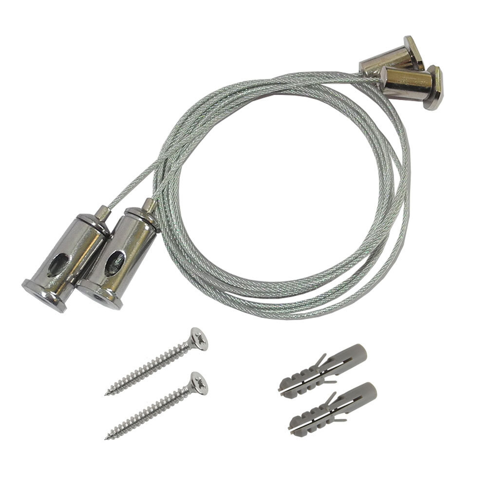 Mounting kit - Suspension system - Fixing material -Universal for LED lights with mounting clips