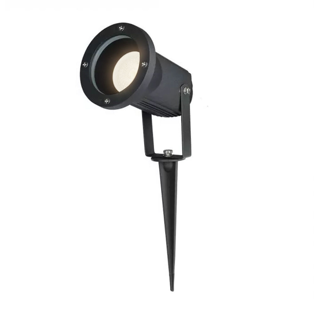 LED Erdspießstrahler - 4W 345lm - Schwenkbar - 4000K - IP65 - Schwarz