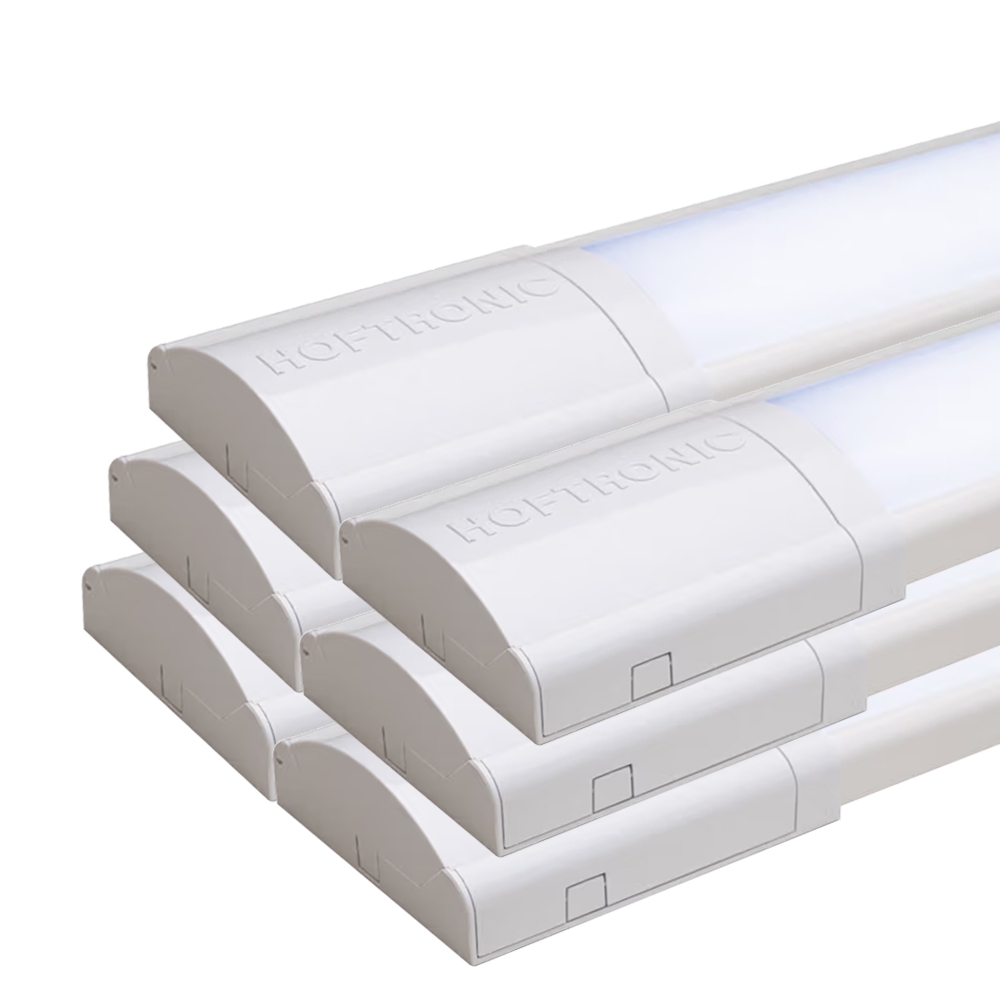 6x LED Batten 60cm - 18W 2520lm (140lm/W) - 6400K  daglicht wit - Vervangt 160W - Samsung SMD LED chips - Flikkervrij - IP20 Stofdicht - Onderbouwverlichting