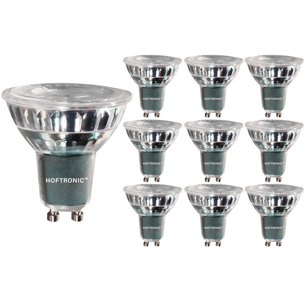 10x GU10 LED Bulb - 4W 345lm - 2700K - Replaces 50W