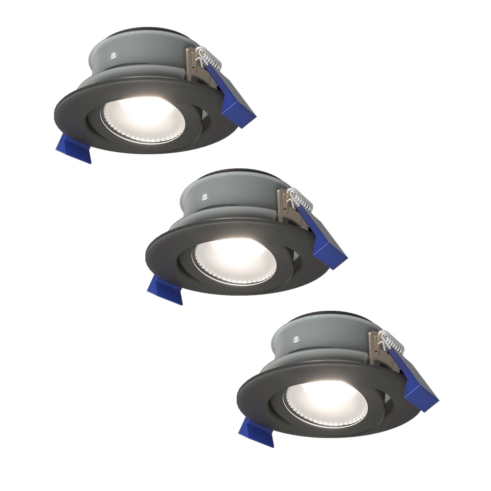 3x Lima LED Einbaustrahler - 4W 345lm - 6500K - IP65 - Schwenkbar - Dimmbar - GU10