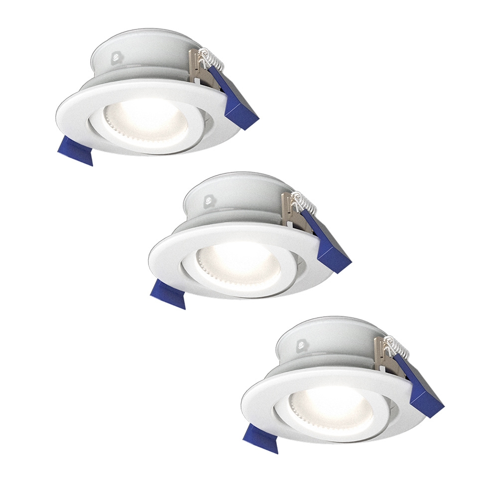 3x Lima LED Einbaustrahler - 4W 345lm - 6500K - IP65 - Schwenkbar - Dimmbar - GU10