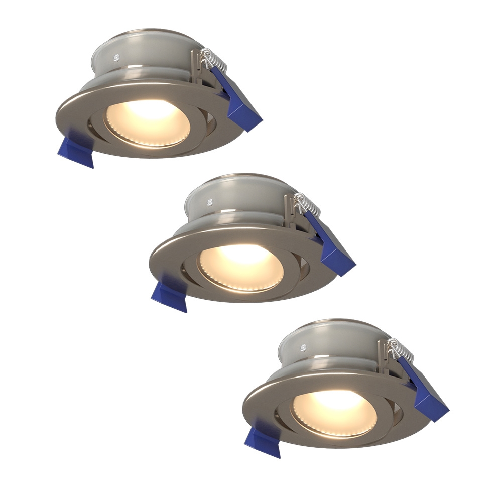 3x Lima LED Einbaustrahler - 4W 345lm - 4000K - IP65 - Schwenkbar - Dimmbar - GU10