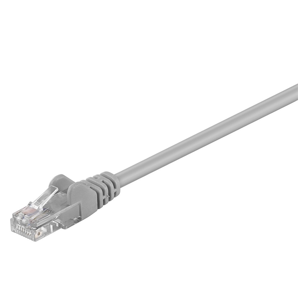 CAT5e-0500 UTP - U/UTP - 5m - RJ45 - UTP Kabel - Ethernet Kabel - Internet Kabel - Patchkabel - Grau