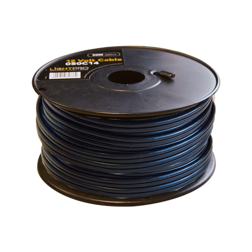 Kabel 50m Hoofdkabel 14AWG Zwart