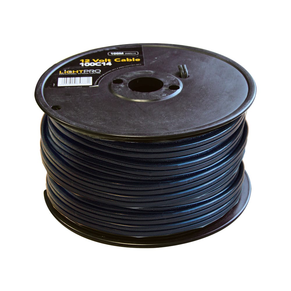 Kabel 100m Hoofdkabel 14AWG Zwart