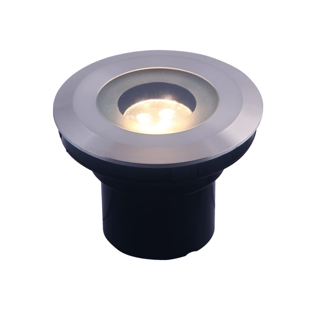 Agate LED Grondspot 2.6 Watt 195 Lumen 12V 3000K warm wit IP67 Waterdicht RVS
