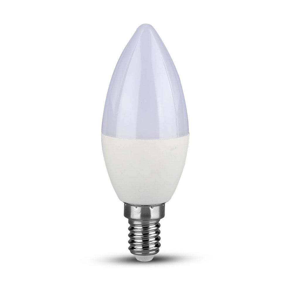 E14 LED Lamp 7 Watt 600lm 6400K daglicht wit Vervangt 45 Watt E14 fitting Kaarslamp Kleine fitting