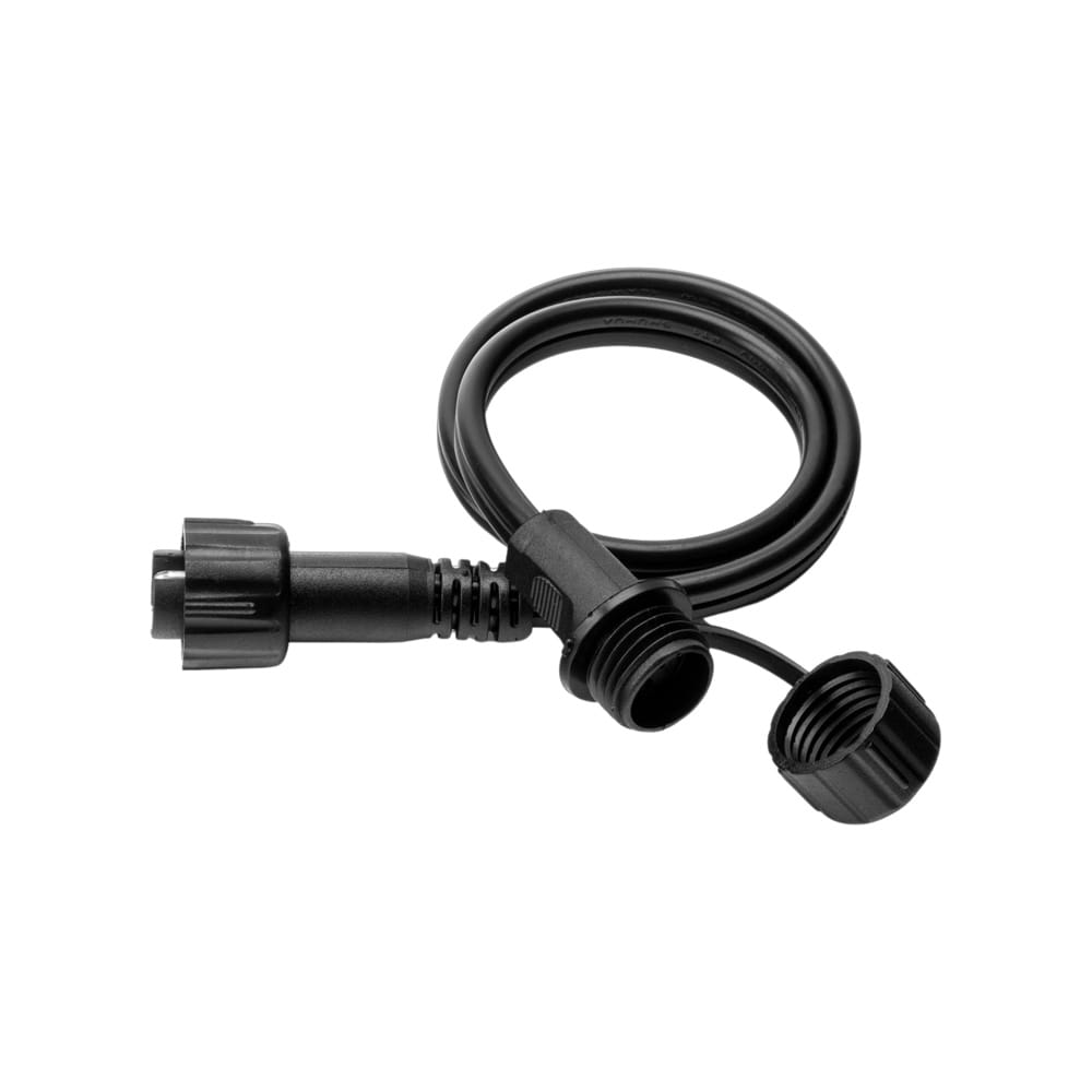 Verlengkabel 0.3m 12V IP44 Waterdicht Zwart
