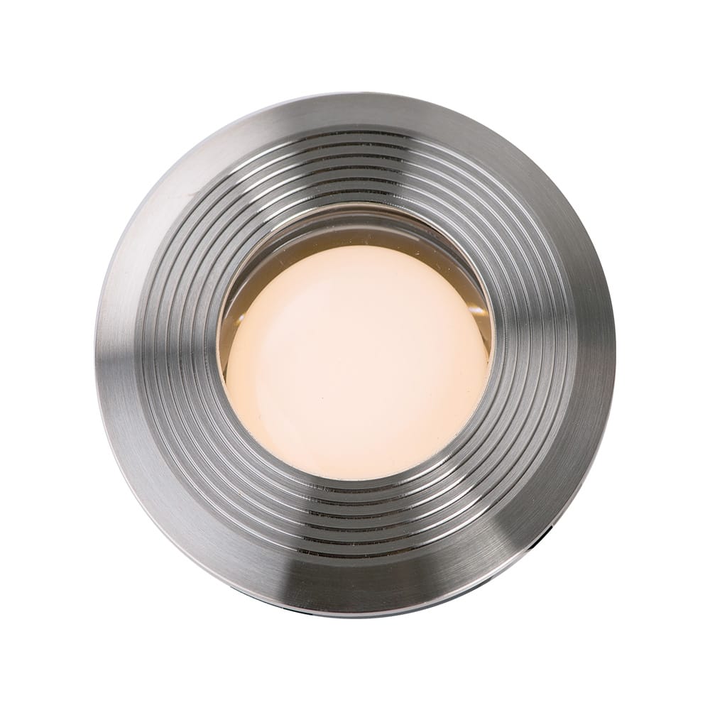 Onyx LED Grondspot 2 Watt 18 Lumen 12V Tuinspot IP67 Waterdicht Decklight Zilver