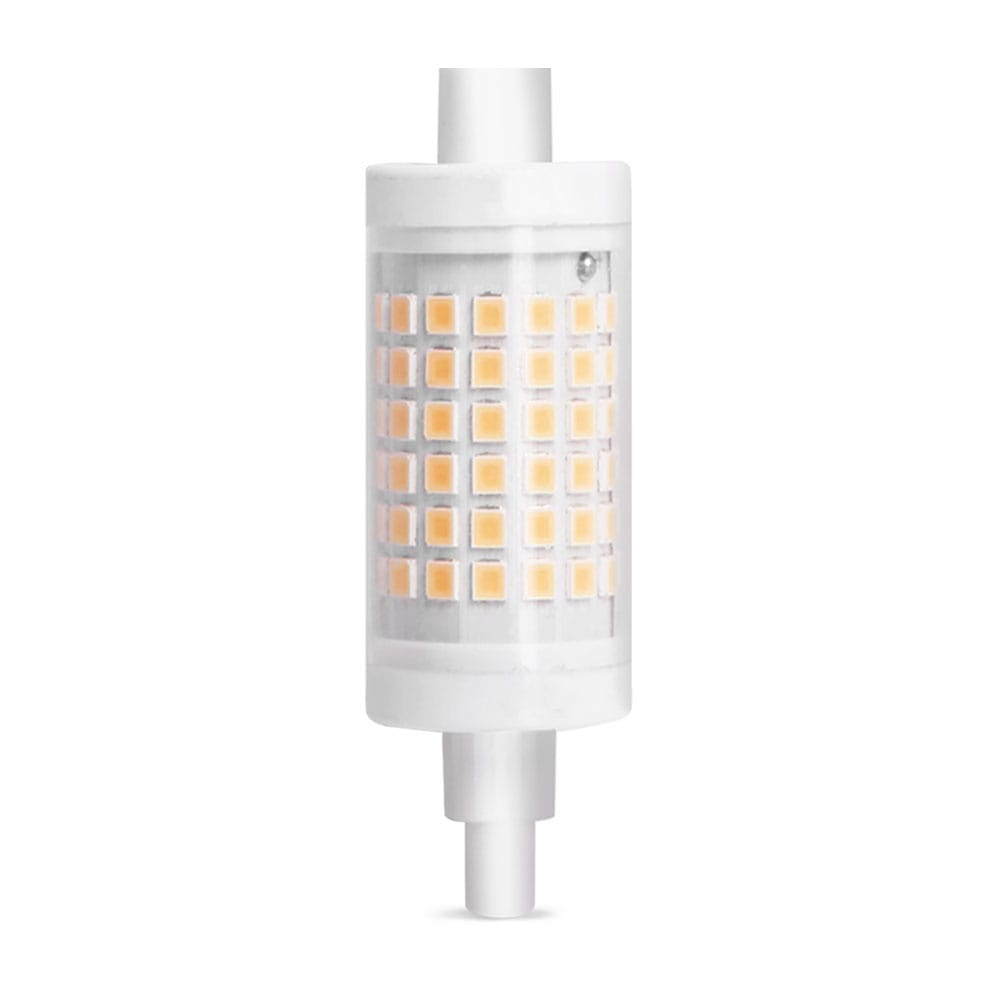 R7S LED Lamp 7 Watt 700 Lumen 78mm 6500K Daglicht wit Vervangt 54 Watt Staaflamp Incl. ventilatieroosters