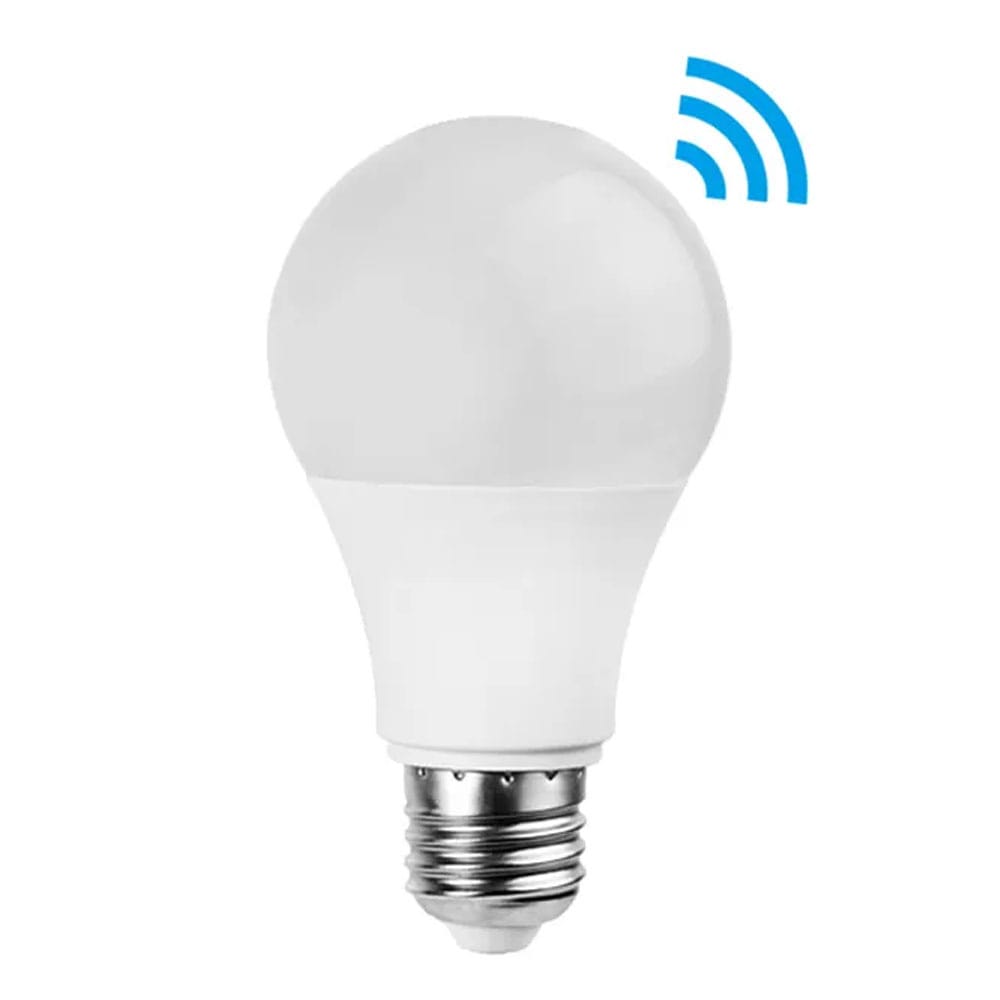E27 LED Lamp Incl. Schemerschakelaar 8W 620lm 3000K warm wit Vervangt 49 Watt E27 fitting A60 lamp Grote fitting Frosted