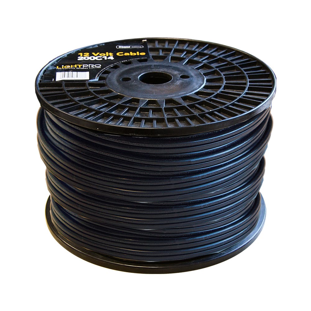 Kabel 200m Hoofdkabel 14AWG Zwart