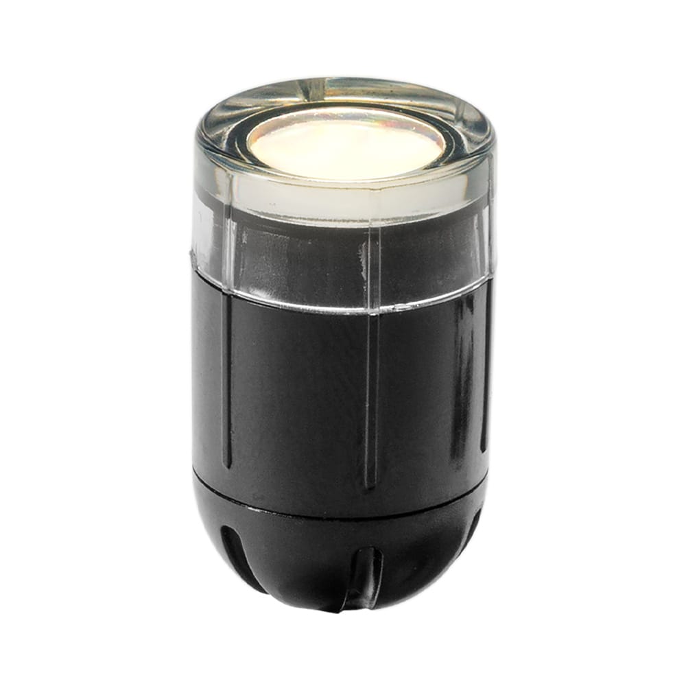Onyx 20 LED Grondspot 0.3 Watt 2 Lumen 2700K warm wit 12V Tuinspot IP67 Waterdicht Vlonderspot Zwart