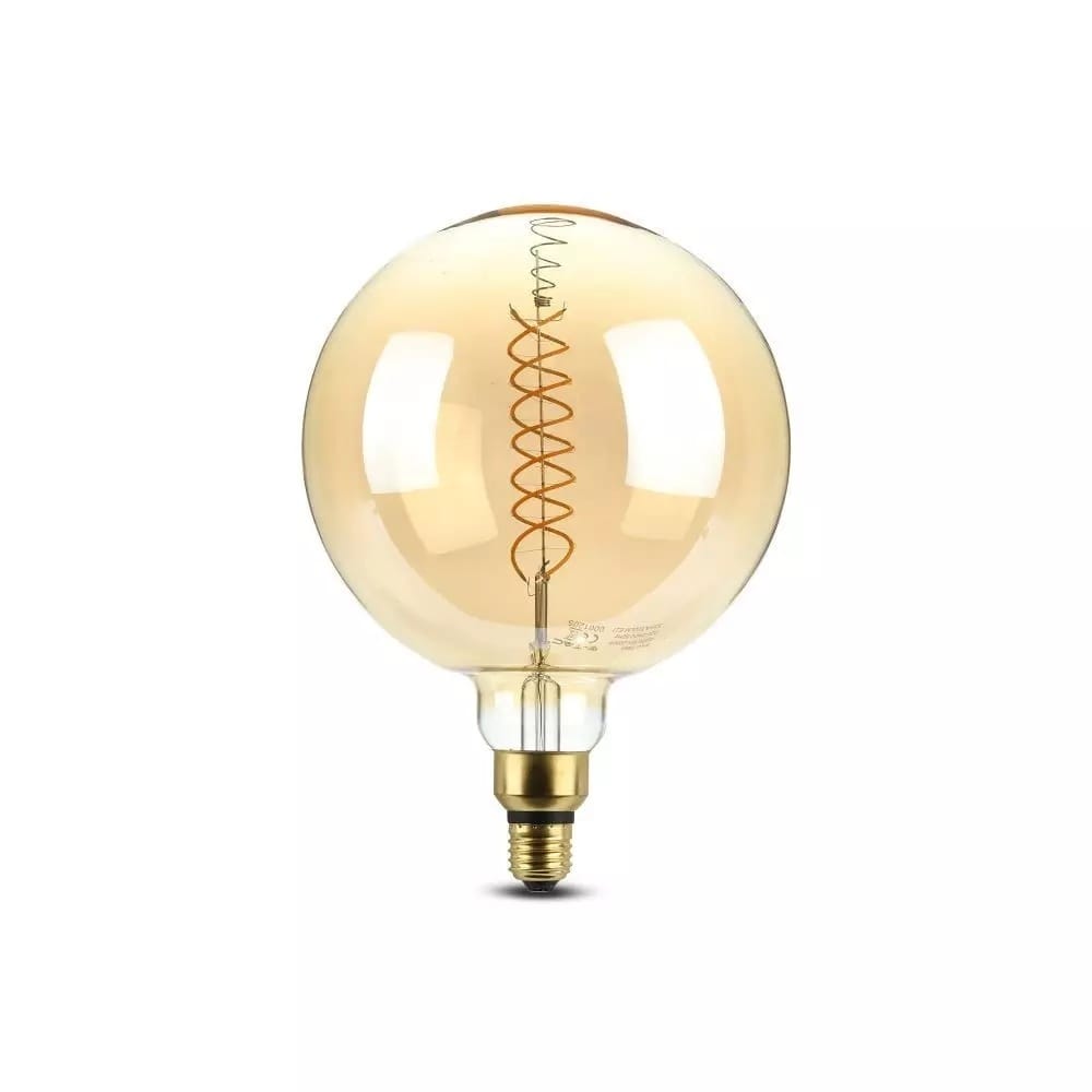 E27 LED Filament Lamp XXL Loiza Dimbaar - 8W 500 lumen - 1800K amberkleurig - E27 fitting - G200 lamp - Edison lamp - Grote fitting afbeelding