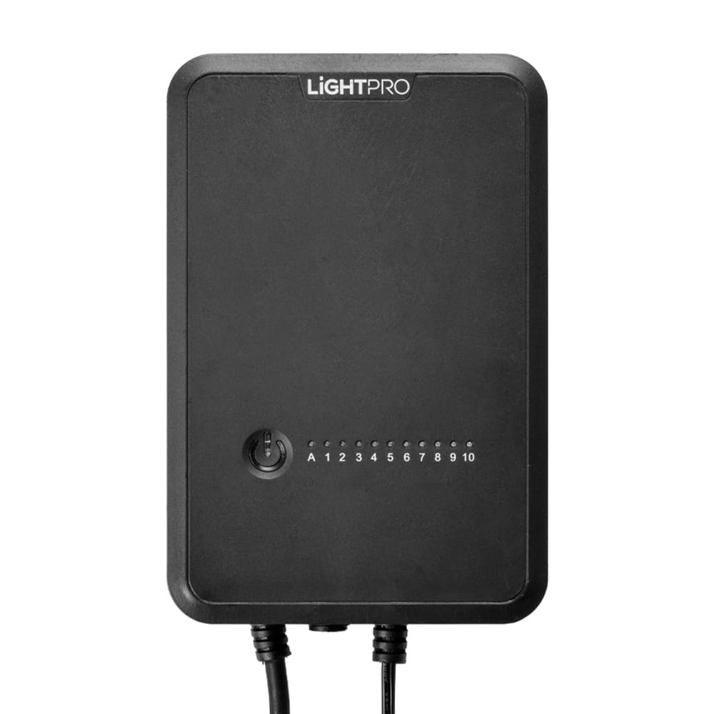 12V LED Transformator Touch 150 Watt LED Driver IP44 Waterdicht Incl. bevestigingsmateriaal sensor Zwart