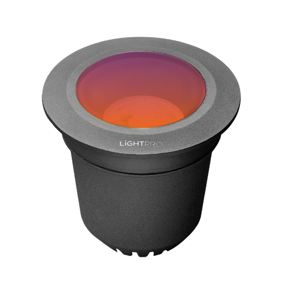 Atik Smart LED Grondspot - 5 Watt - 211 Lumen - Zigbee - RGBCCT - 12V - IP67 Waterdicht - Tuinspot - Rond - Zwart afbeelding